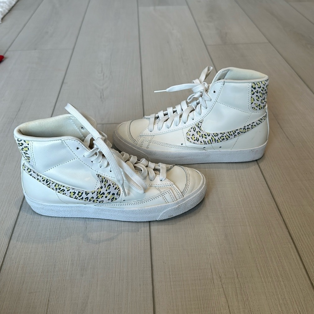 Nike Blazers worn once